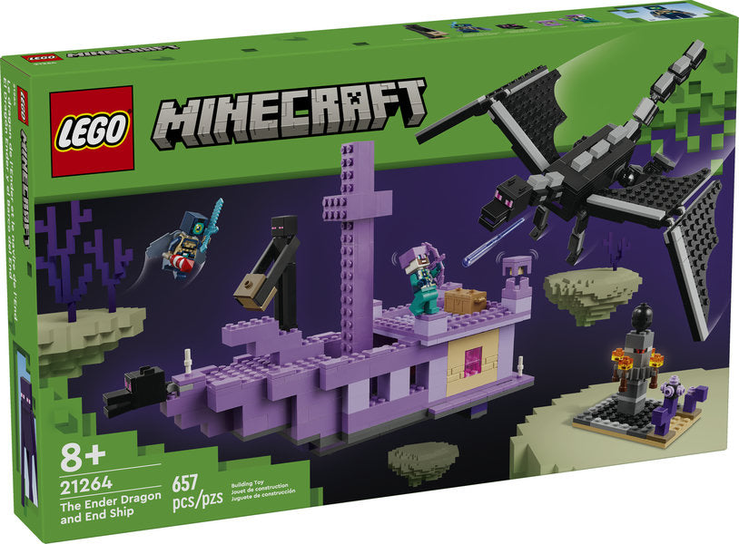 Minecraft The Ender Dragon and End Ship