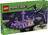 Minecraft The Ender Dragon and End Ship