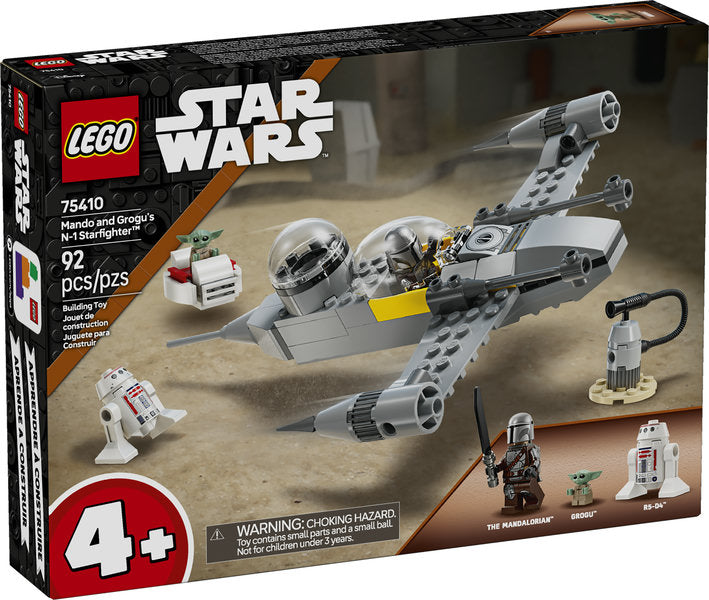 Star Wars Mando and Grogu's N-1 Starfighter