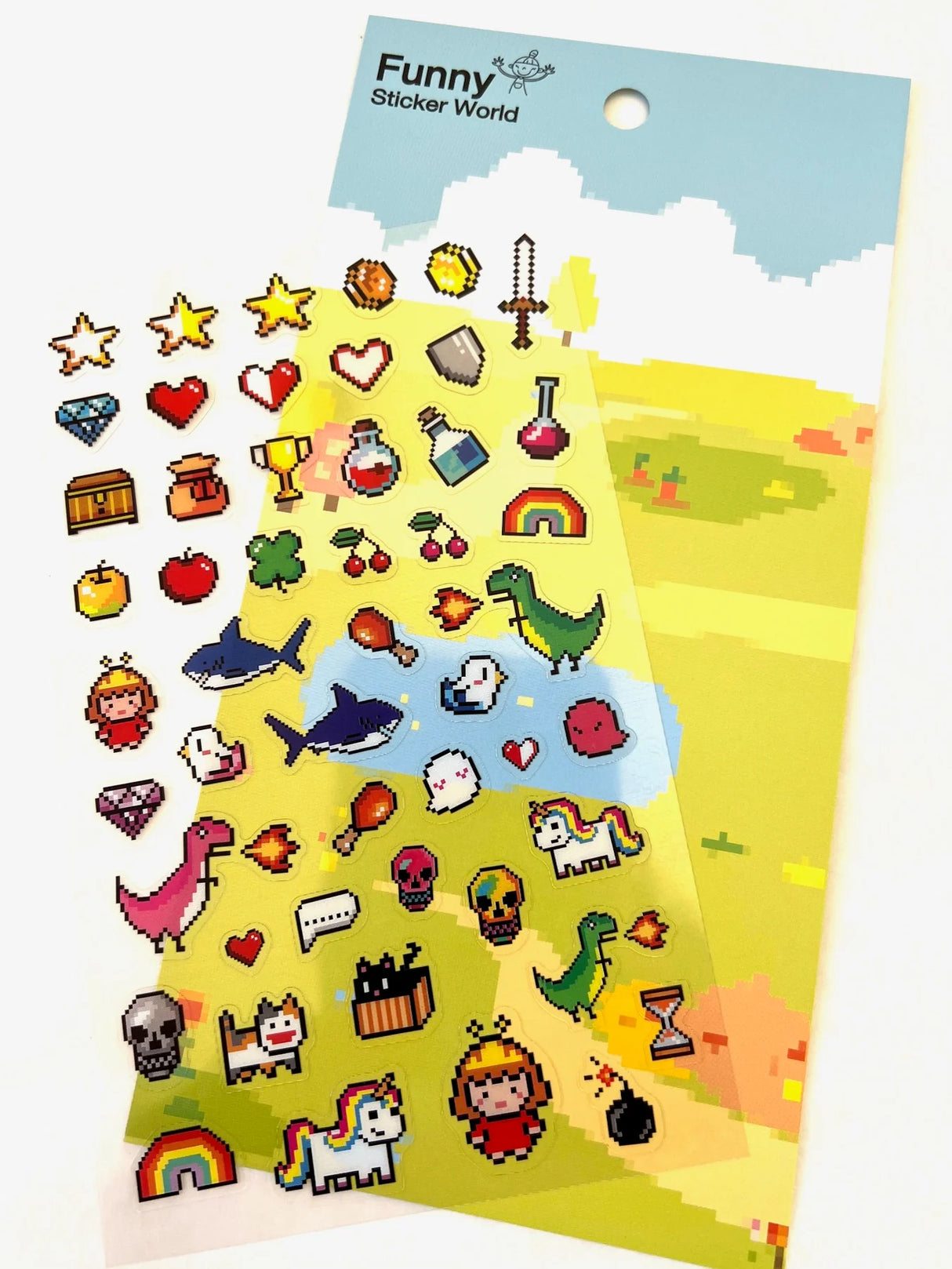 Video Game Party Stickers