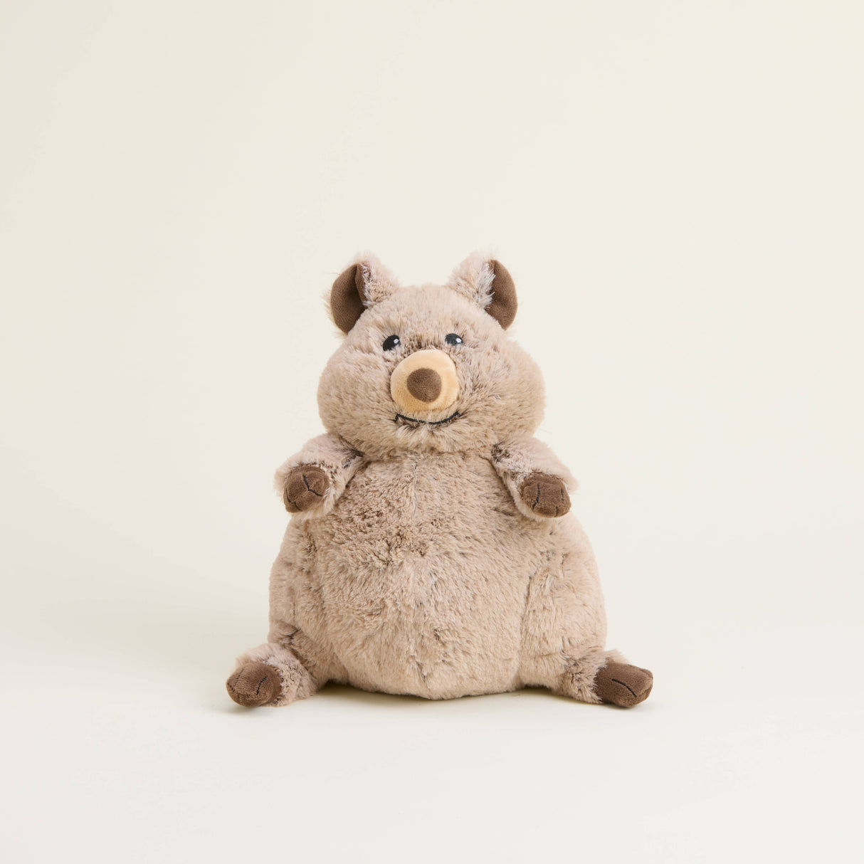 Soft and cuddly Warmies plush quokka toy filled with lavender for soothing warmth and comfort, perfect gift for all ages