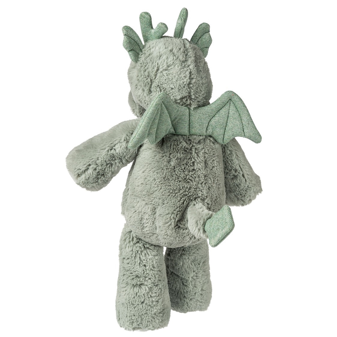 Dragon Marshmallow plush toy showing back view with soft fabric, wings, tail, and detailed stitching.
