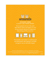 Happy Bee-Day Sticker Birthday Card