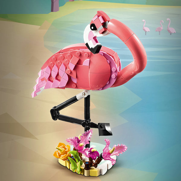 Creator Wild Animals: Pink Flamingo