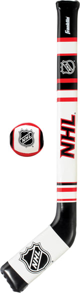 NHL Soft Sport Hockey Set with a soft 24.5-inch knee hockey stick and a matching plush ball for kids.