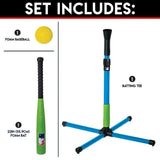 MLB Foam Youth XT Batting Tee Set
