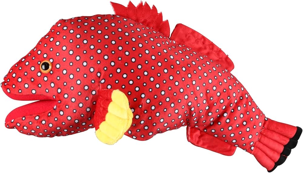 Red Coral Fish Puppet