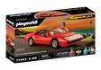 PLAYMOBIL Magnum P.I. Ferrari 308 GTS Quattrovalvole set with red car and main characters for ages 5 and up.