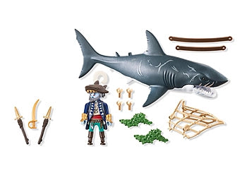 Pirates | Giant Shark with Pirate