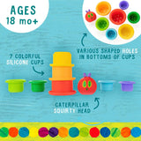 The Very Hungry Caterpillar Bath Stacking Cups