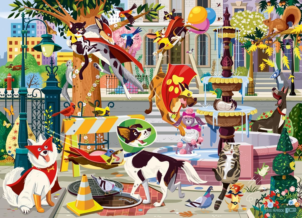 60pc Super Dogs to the Rescue Puzzle