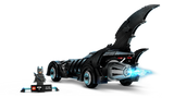 LEGO Super Heroes DC Batman Forever Batmobile building kit with Batman minifigure and detailed Batmobile design.