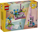Creator Typewriter with Flowers