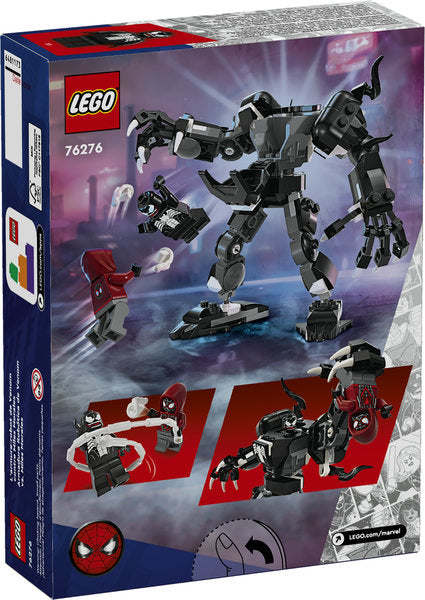 Super Heroes Marvel Venom Mech Armor vs Miles Morales