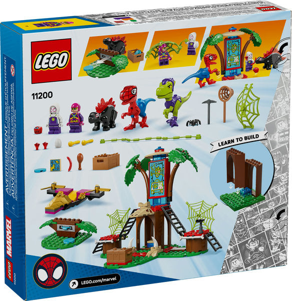 Spidey Spidey & Gobby's Raptor Battle at Tree House HQ