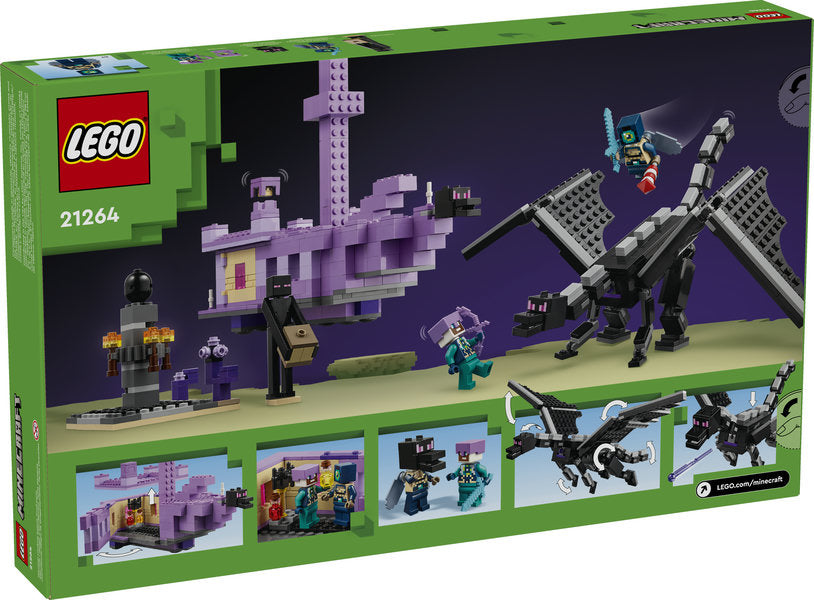 Minecraft The Ender Dragon and End Ship