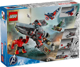 Super Heroes Marvel Captain America vs Red Hulk Battle