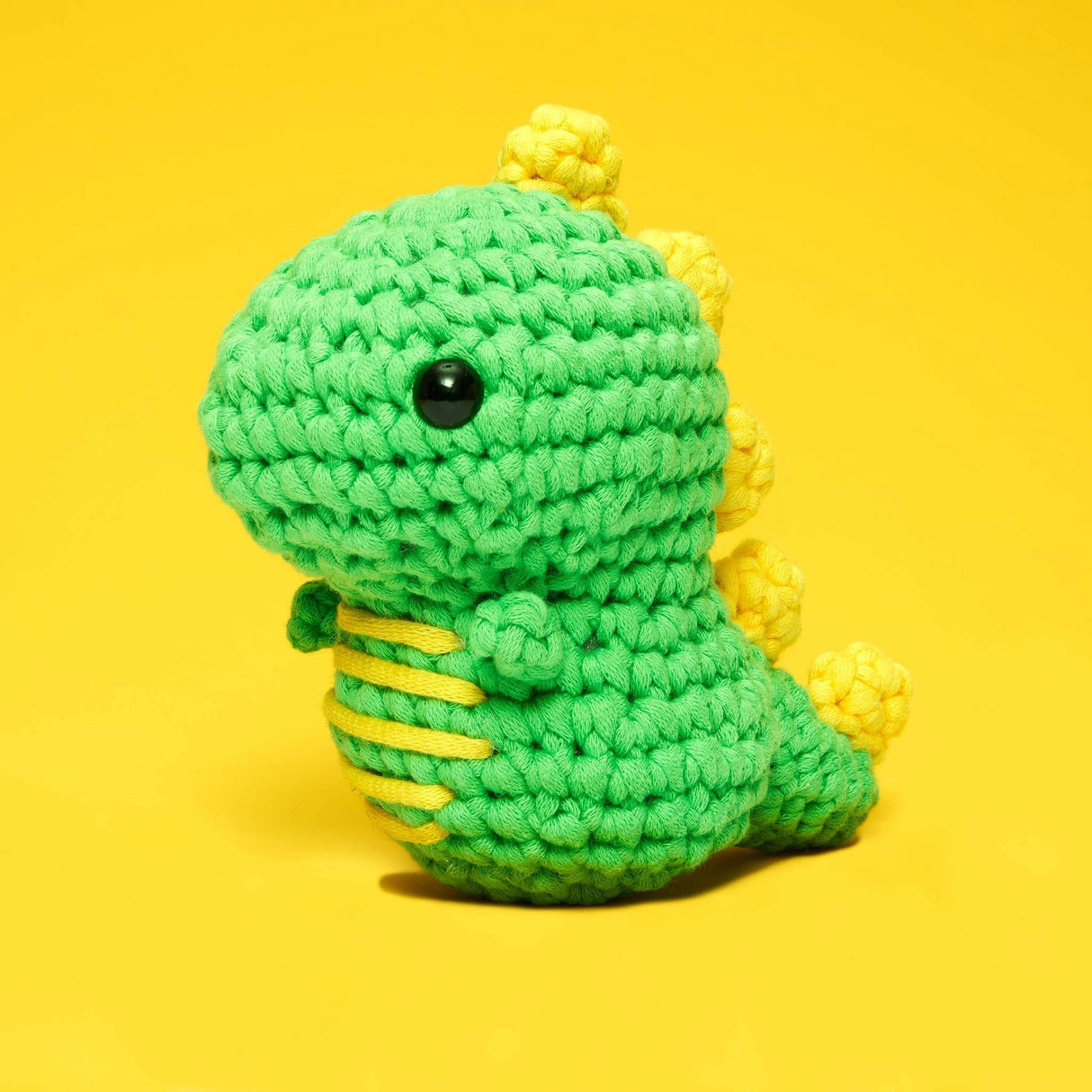 The Woobles Crochet Kit | Fred the Dinosaur Green