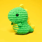 The Woobles Crochet Kit | Fred the Dinosaur Green