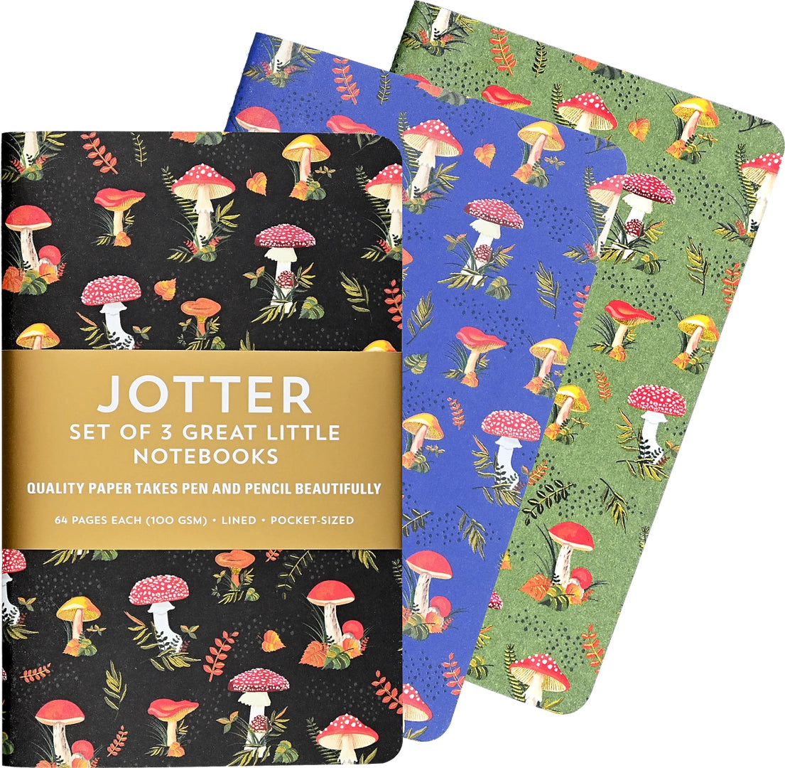Jotter Mini Notebook Set | Mushrooms