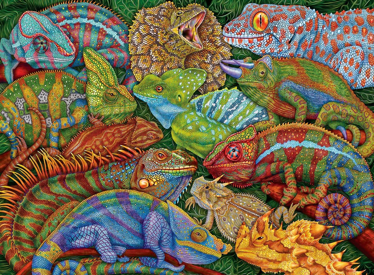 300pc Riveting Reptiles Puzzle