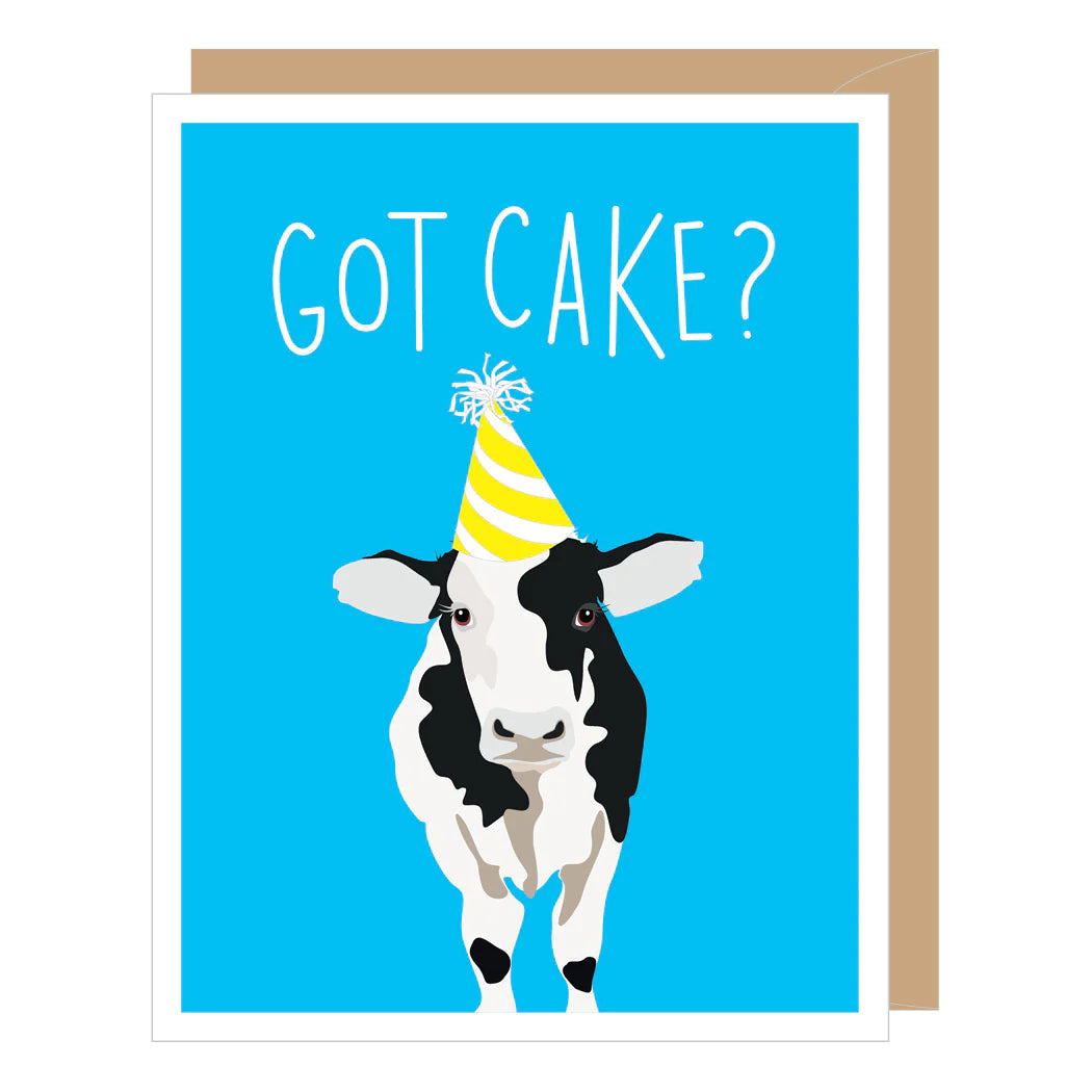 Got Cake Cow Card