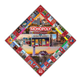 Monopoly Portland, Maine Edition board featuring local landmarks like Portland Head Light and Harbor Fish Market.
