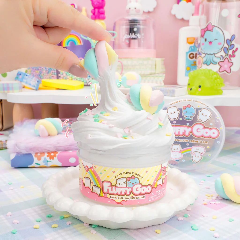 Fluffy Goo Marshmallow Creme Slime