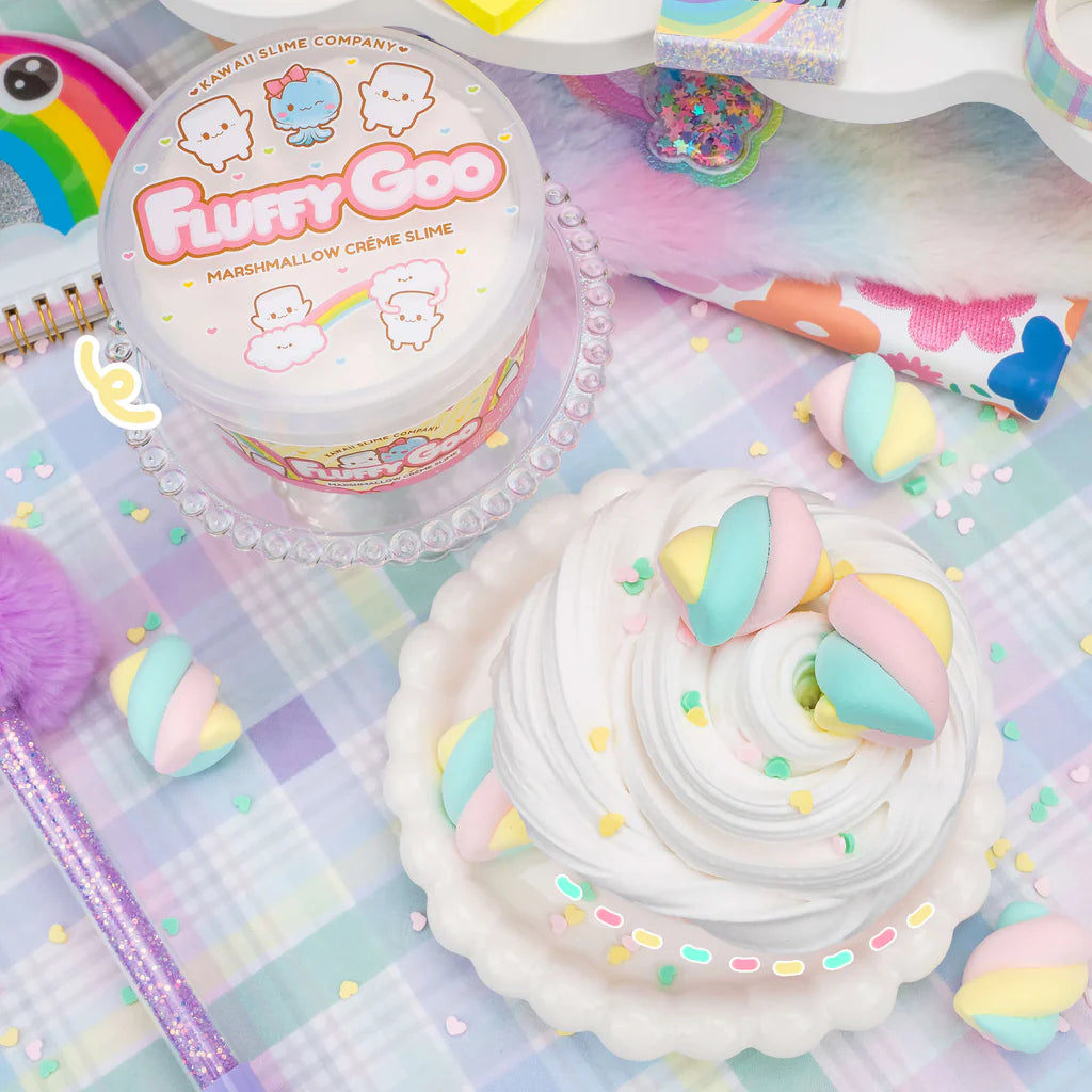 Fluffy Goo Marshmallow Creme Slime