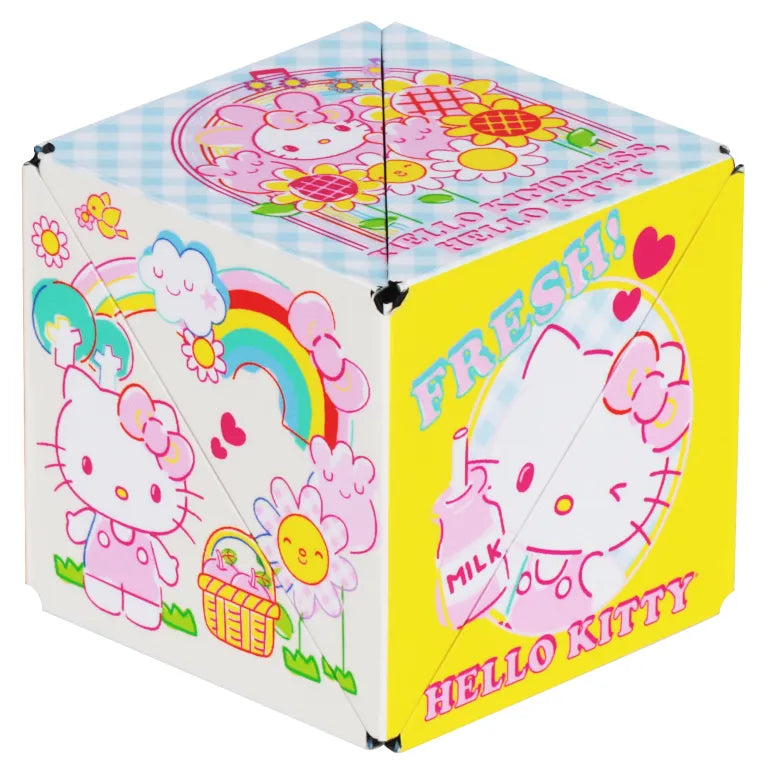 Shashibo | Hello Kitty magnetic puzzle cube with colorful Hello Kitty designs and shape-shifting features.