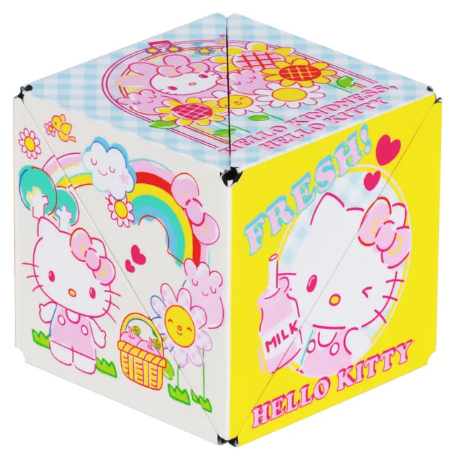 Shashibo | Hello Kitty magnetic puzzle cube with colorful Hello Kitty designs and shape-shifting features.