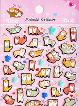 Otter Puffy Stickers