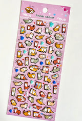 Otter Puffy Stickers