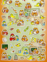 Owl & Bird School Stickers