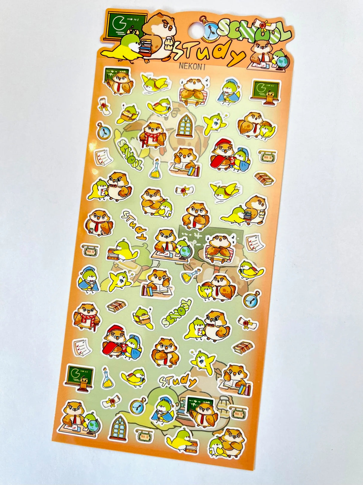 Owl & Bird School Stickers