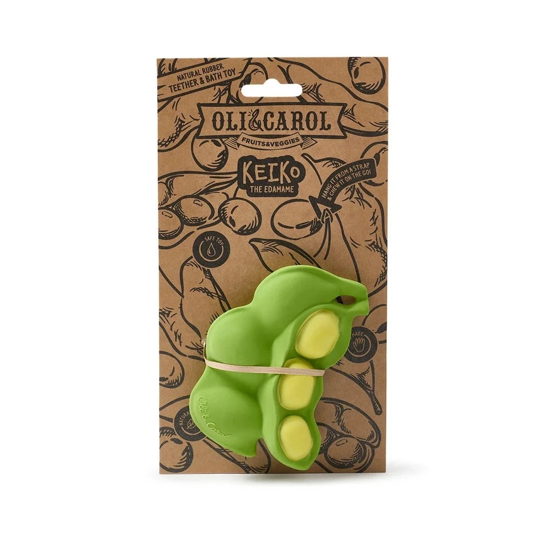 Natural Teether | Keiko the Edamame