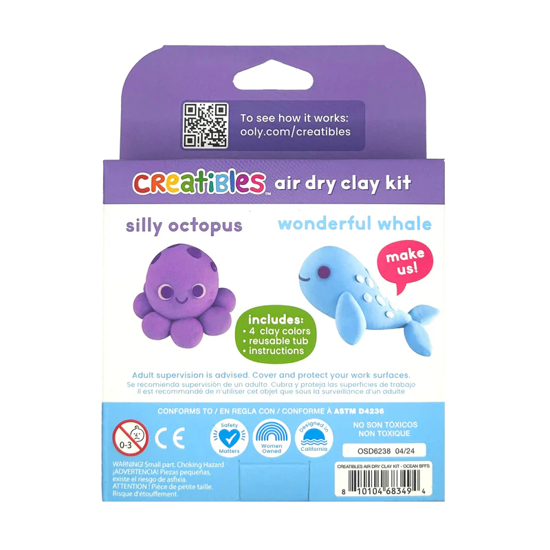 Creatibles Air Dry Clay Kit | Ocean BFFs