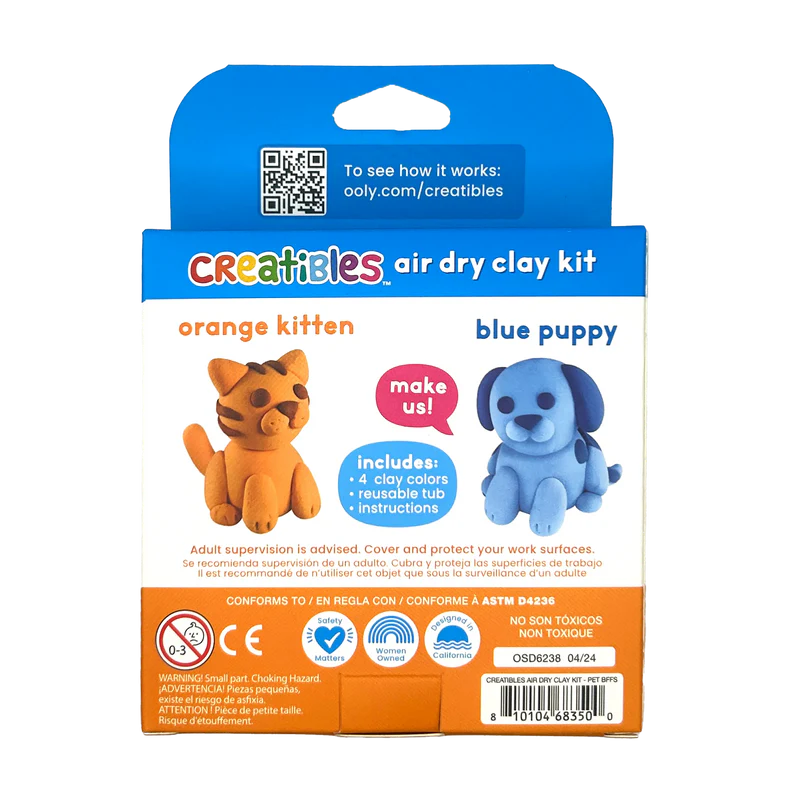 Creatibles Air Dry Clay Kit | Pet BFFs