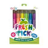 Fresh Pick Apple Scented Neon Gel Crayons