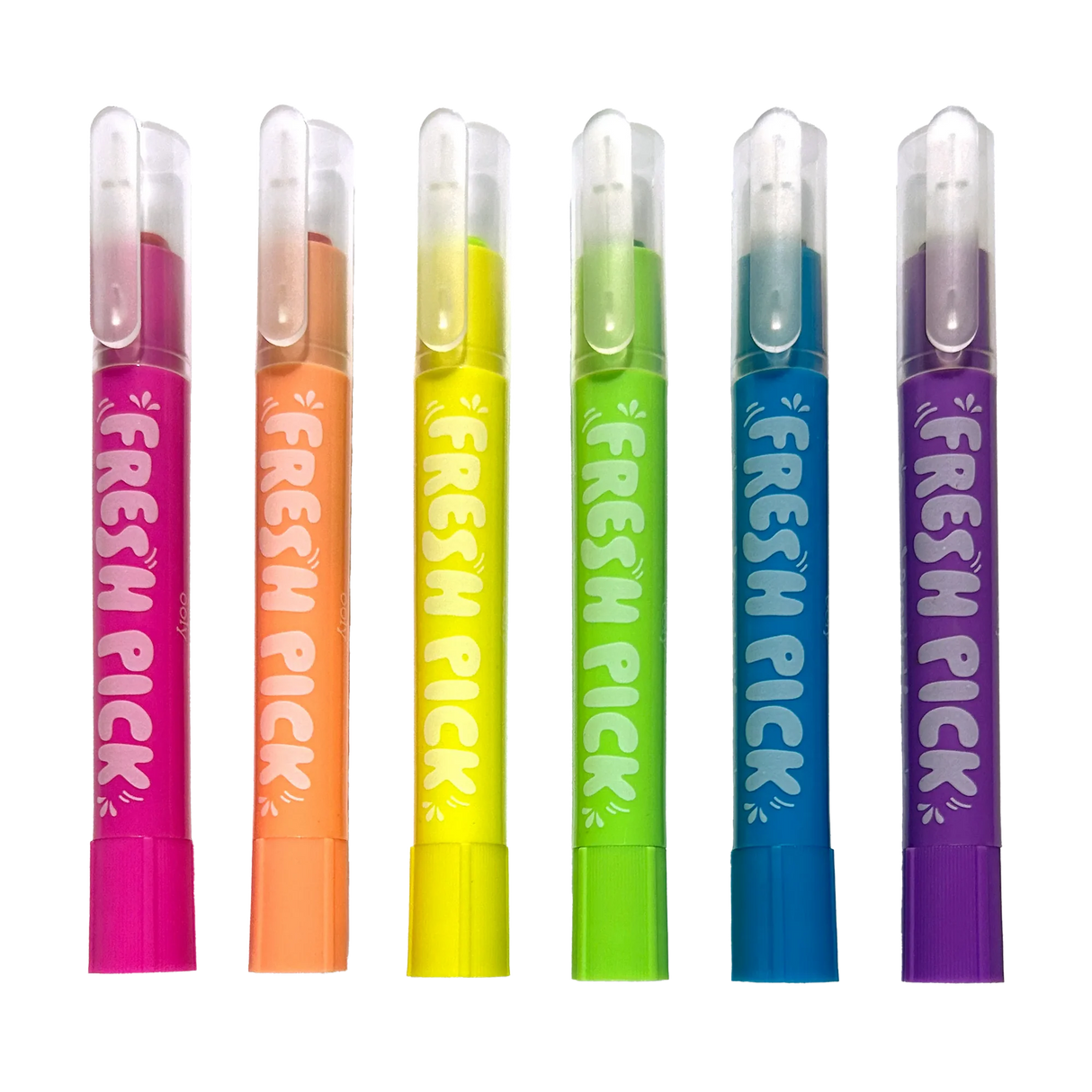 Fresh Pick Apple Scented Neon Gel Crayons