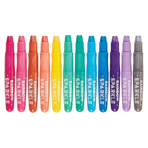 Rainbow Sparkle Watercolor Gel Crayons