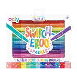 Switch-eroo Sparkle Glittery Color Changing Markers