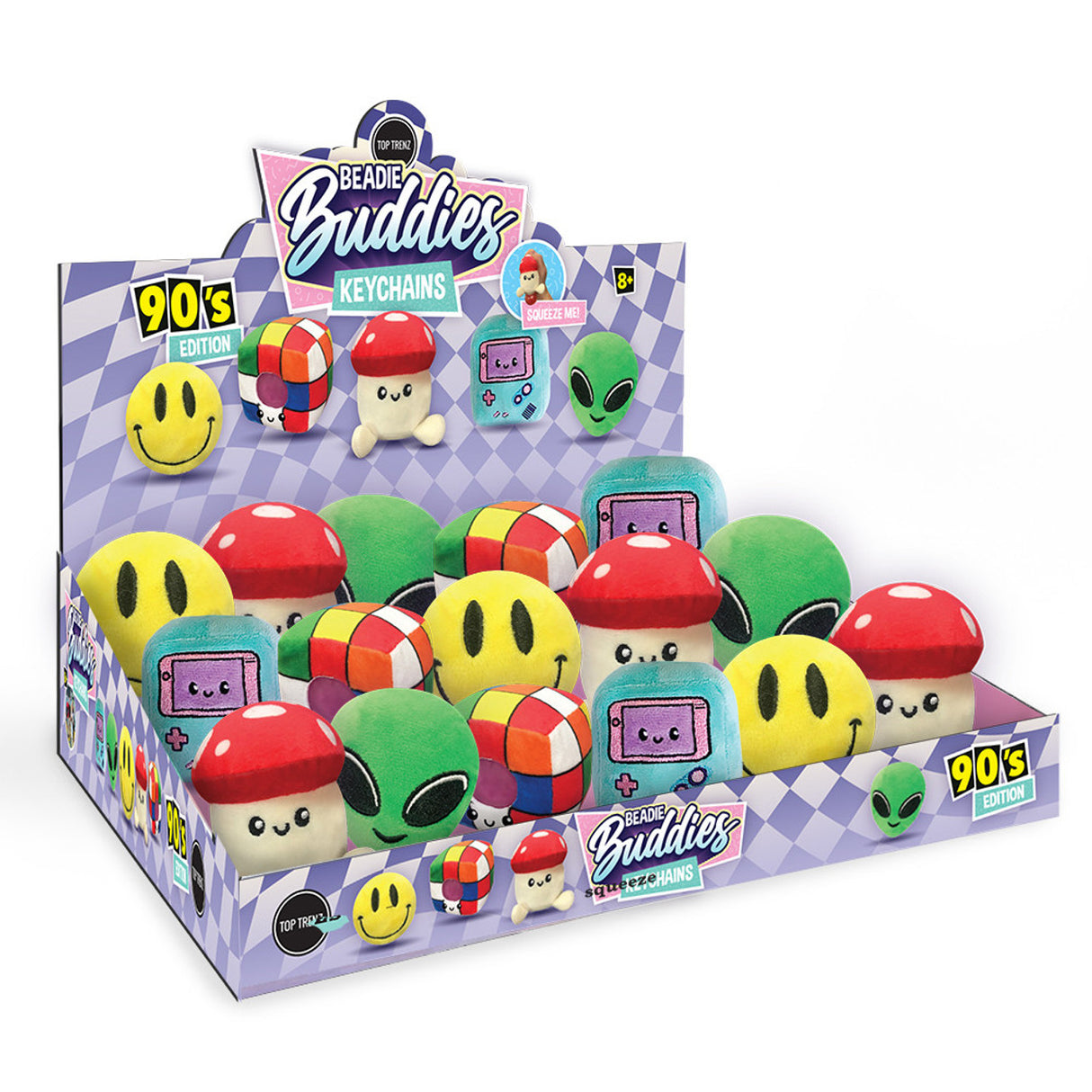 Beadie Buddies 90s Keychain