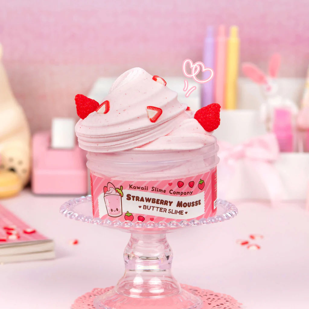 Strawberry Mousse Butter Slime