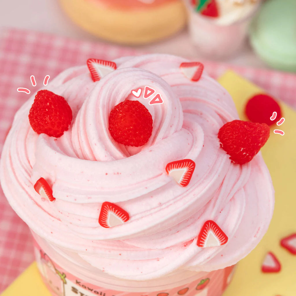 Strawberry Mousse Butter Slime