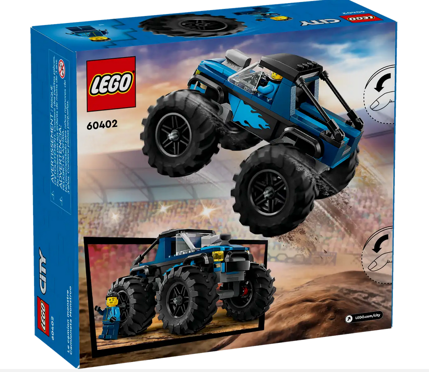 City Blue Monster Truck