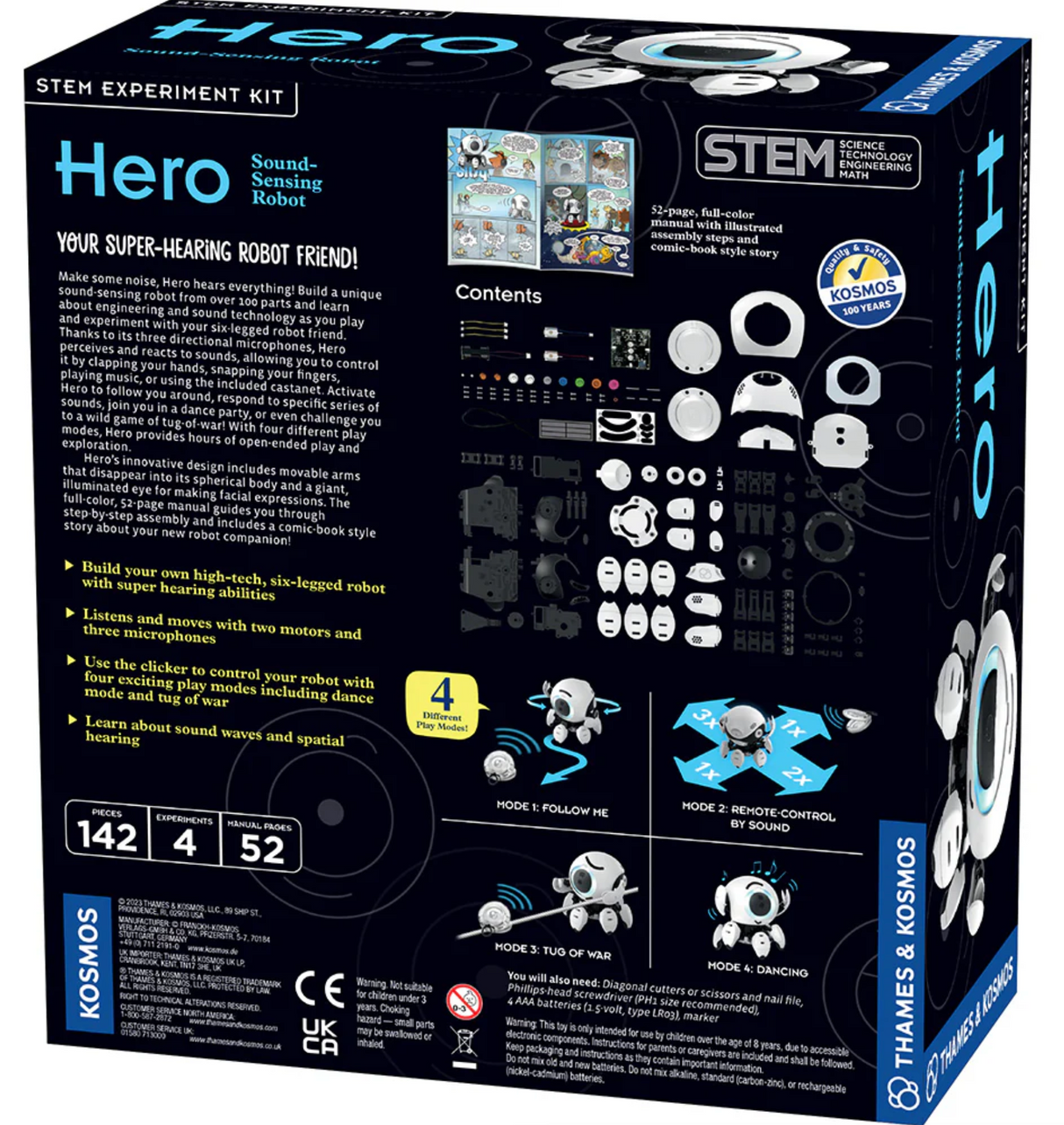 Hero Sound Sensing Robot