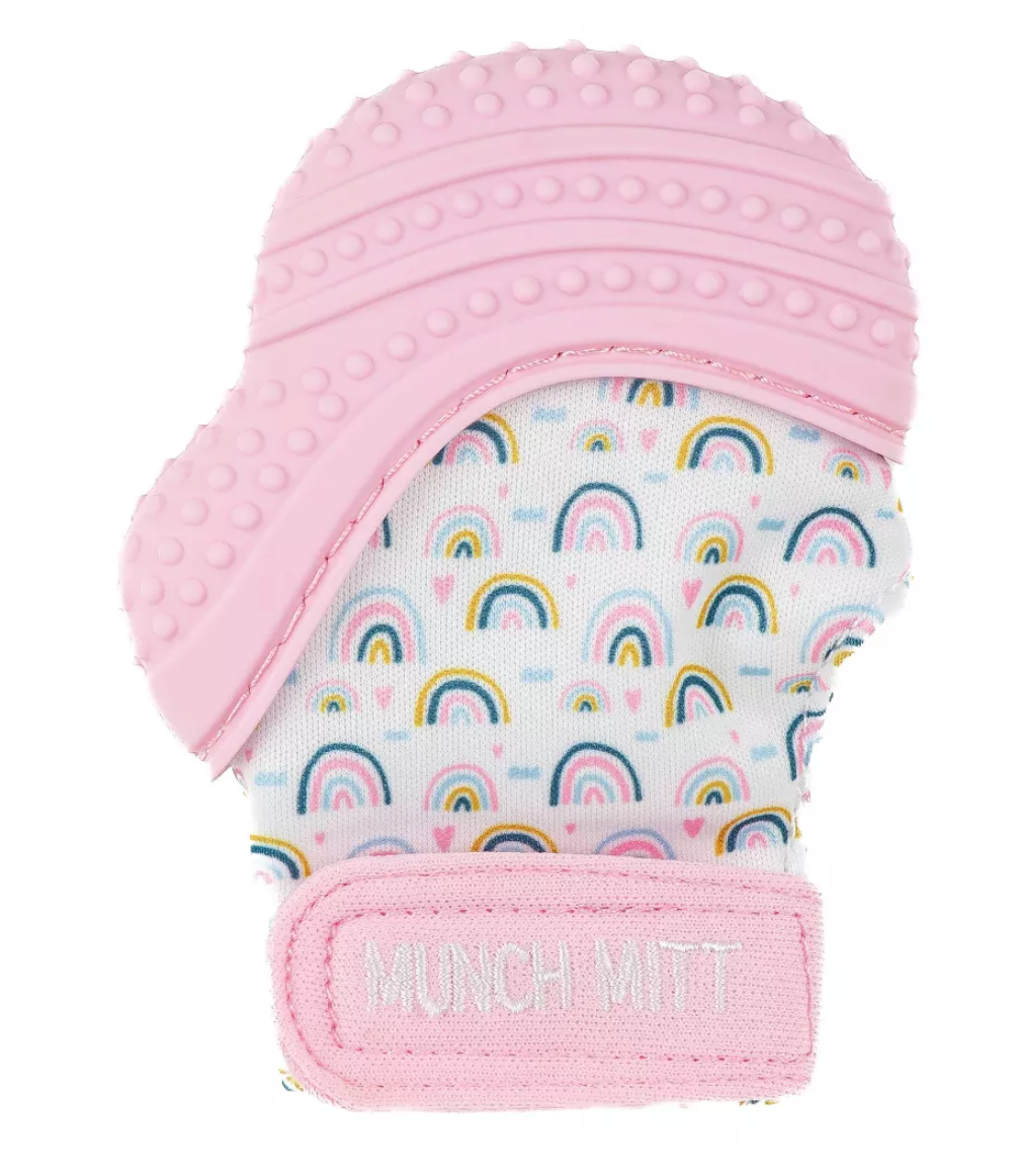 Munch Mitt | Pink Rainbow