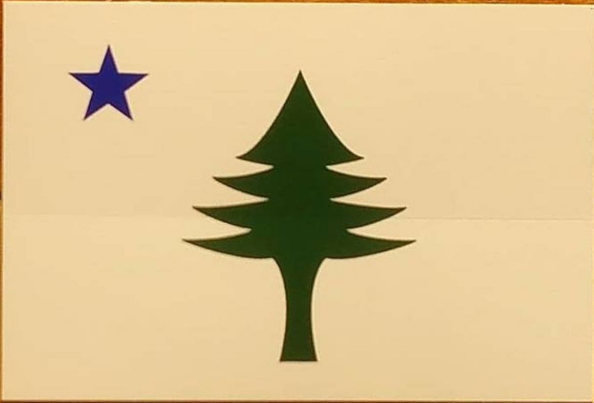 Pine Tree Flag Sticker