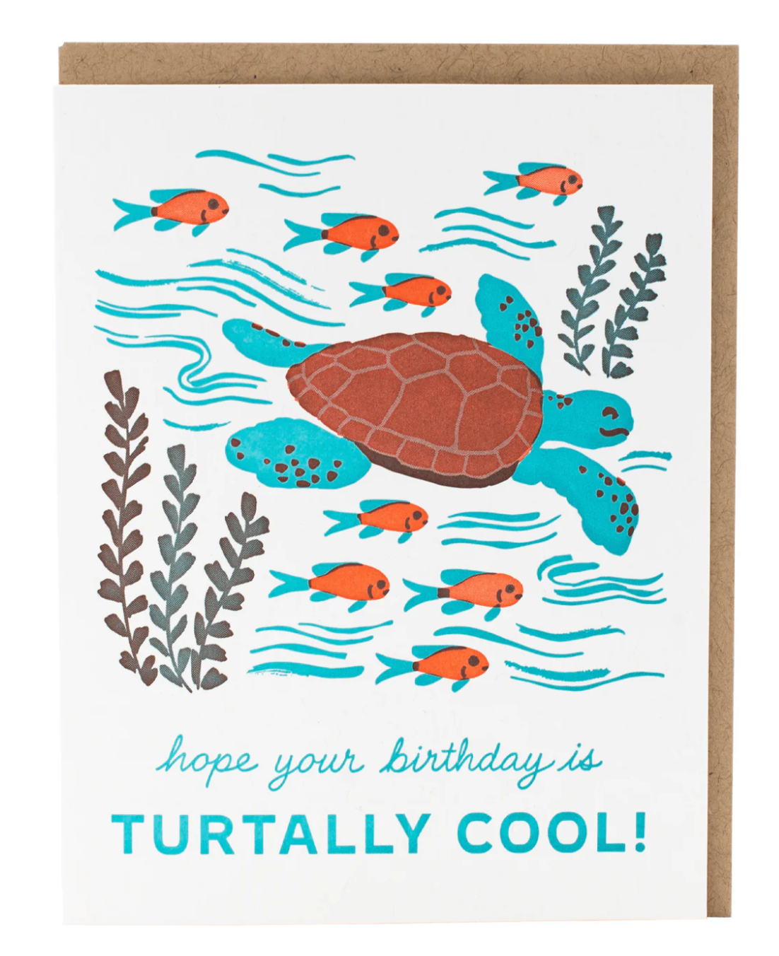 Sea Turtle Birthday Card